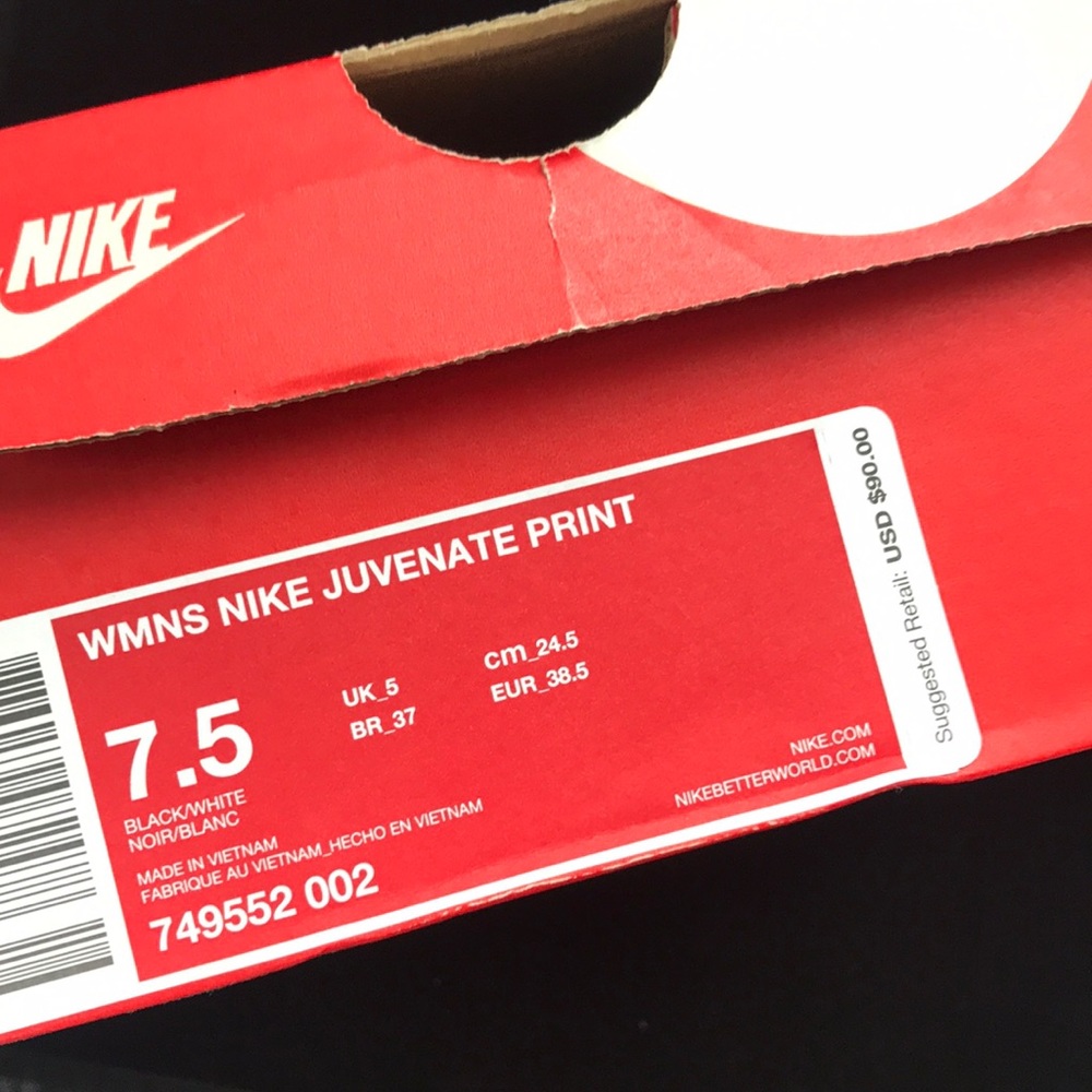 Nike Juvenate Print Sneakers Well Worn - Picture 7 of 8